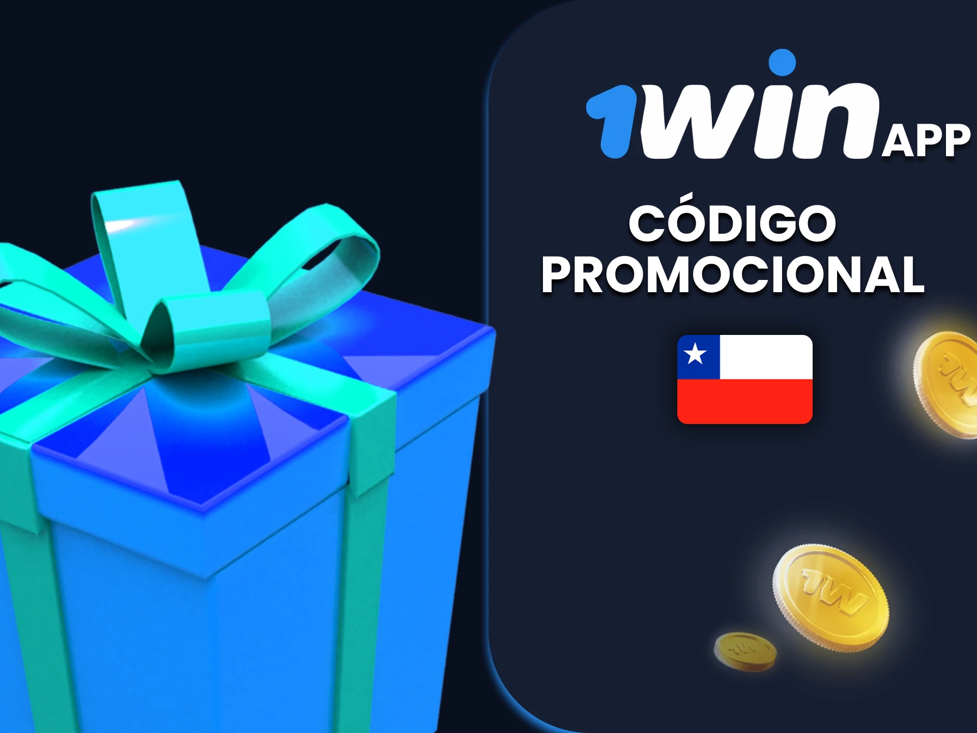 Utilice el código promocional en la aplicación 1win.